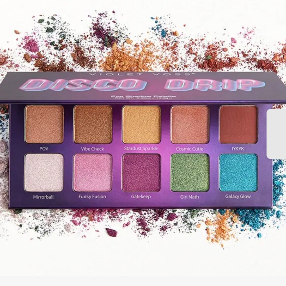 🆕VOILET VOSS: Disco Drop Vibrant Eyeshadow Palette- NIB